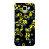 PrintiFy Samsung Galaxy J6 ile Uyumlu Kapak Semboller Tasarımlı 1mm Fit Şeffaf Silikon Kılıf