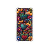 PrintiFy Samsung Galaxy J6 Plus ile Uyumlu Düşlerin Dansı serisi Çiçeklerin Dansı Tasarımlı Uv Baskılı Köşe Korumalı Antişok Kılıf