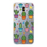PrintiFy Samsung Galaxy J6+ Plus ile Uyumlu Water Color 4 Kamera Korumalı Şeffaf Kılıf
