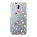 PrintiFy Samsung Galaxy J6+ Plus ile Uyumlu Water Color 6 Kamera Korumalı Şeffaf Kılıf