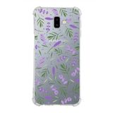PrintiFy Samsung Galaxy J6+ Plus Uyumlu Water Color 3 Baskılı Şeffaf Köşe Korumalı Antişok Kılıf