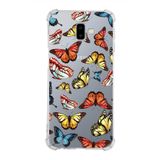 PrintiFy Samsung Galaxy J6 Uyumlu Water Color 2 Baskılı Şeffaf Köşe Korumalı Antişok Kılıf