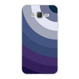 PrintiFy Samsung Galaxy J7 ile Uyumlu Kapak Renk Cümbüşü E Mavi Tasarımlı 1mm Fit Şeffaf Silikon Kılıf