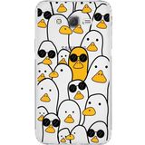 PrintiFy Samsung Galaxy J7 Kamera Korumalı Kapak Duck Tasarımlı Şeffaf Kılıf