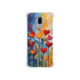 PrintiFy Samsung Galaxy J8 2018 ile Uyumlu Düşlerin Dansı serisi Kökten sevgi Tasarımlı Uv Baskılı Köşe Korumalı Antişok Kılıf