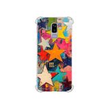 PrintiFy Samsung Galaxy J8 2018 ile Uyumlu Düşlerin Dansı serisi Yıldız Dansı Tasarımlı Uv Baskılı Köşe Korumalı Antişok Kılıf