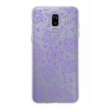 PrintiFy Samsung Galaxy J8 ile Uyumlu Kapak Nostalji Desen - D Tasarımlı 1mm Fit Şeffaf Silikon Kılıf