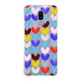 PrintiFy Samsung Galaxy J8 Uyumlu Water Color 1 Baskılı Şeffaf Köşe Korumalı Antişok Kılıf