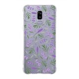 PrintiFy Samsung Galaxy J8 Uyumlu Water Color 3 Baskılı Şeffaf Köşe Korumalı Antişok Kılıf