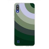 PrintiFy Samsung Galaxy M10 ile Uyumlu Kapak Renk Cümbüşü C Haki Tasarımlı 1mm Fit Şeffaf Silikon Kılıf