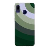 PrintiFy Samsung Galaxy M10s ile Uyumlu Kapak Renk Cümbüşü C Haki Tasarımlı 1mm Fit Şeffaf Silikon Kılıf
