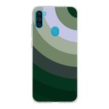 PrintiFy Samsung Galaxy M11 ile Uyumlu Kapak Renk Cümbüşü C Haki Tasarımlı 1mm Fit Şeffaf Silikon Kılıf