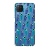 PrintiFy Samsung Galaxy M12 ile Uyumlu 1mm Slim Fit Nazar Boncuğu 4 Baskılı Şeffaf Kılıf