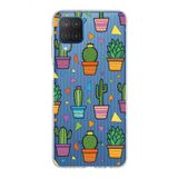 PrintiFy Samsung Galaxy M12 ile Uyumlu 1mm Slim Fit Water Color 4 Baskılı Şeffaf Kılıf
