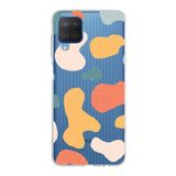 PrintiFy Samsung Galaxy M12 ile Uyumlu Kapak Grunge Tasarımlı 1mm Fit Şeffaf Silikon Kılıf