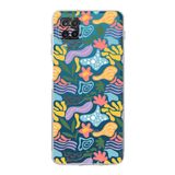 PrintiFy Samsung Galaxy M12 ile Uyumlu Kapak Memphis Desen - B Tasarımlı Kamera Korumalı Şeffaf Silikon Kılıf