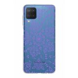 PrintiFy Samsung Galaxy M12 ile Uyumlu Kapak Nostalji Desen - D Tasarımlı 1mm Fit Şeffaf Silikon Kılıf