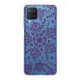 PrintiFy Samsung Galaxy M12 ile Uyumlu Kapak Nostalji Desen - F Tasarımlı 1mm Fit Şeffaf Silikon Kılıf