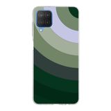 PrintiFy Samsung Galaxy M12 ile Uyumlu Kapak Renk Cümbüşü C Haki Tasarımlı 1mm Fit Şeffaf Silikon Kılıf