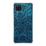 PrintiFy Samsung Galaxy M12 Uyumlu Köşe Korumalı Antişok Kapak Nostalji Desen Tasarımlı Şeffaf Kılıf