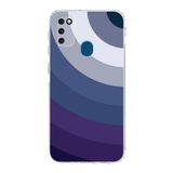 PrintiFy Samsung Galaxy M21 Uyumlu Kamera Korumalı Kapak Renk Cümbüşü E Tasarımlı Şeffaf Kılıf