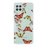PrintiFy Samsung Galaxy M22 ile Uyumlu 1mm Slim Fit Water Color 2 Baskılı Şeffaf Kılıf