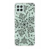 PrintiFy Samsung Galaxy M22 ile Uyumlu Kapak Nostalji Desen - B Tasarımlı 1mm Fit Şeffaf Silikon Kılıf