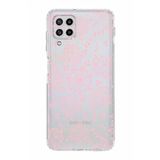 PrintiFy Samsung Galaxy M22 Uyumlu Kamera Korumalı Kapak Nostalji Desen C Tasarımlı Şeffaf Kılıf