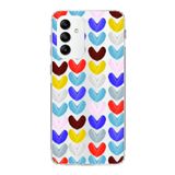 PrintiFy Samsung Galaxy M23 ile Uyumlu 1mm Slim Fit Water Color 1 Baskılı Şeffaf Kılıf