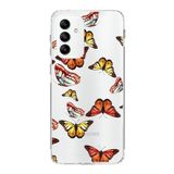 PrintiFy Samsung Galaxy M23 ile Uyumlu 1mm Slim Fit Water Color 2 Baskılı Şeffaf Kılıf