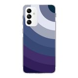 PrintiFy Samsung Galaxy M23 ile Uyumlu Kapak Renk Cümbüşü E Mavi Tasarımlı 1mm Fit Şeffaf Silikon Kılıf