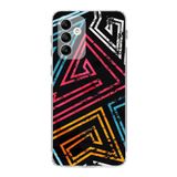 PrintiFy Samsung Galaxy M23 Uyumlu Kamera Korumalı Kapak Grafiti B Tasarımlı Şeffaf Kılıf