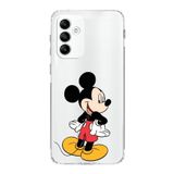 PrintiFy Samsung Galaxy M23 Uyumlu Kamera Korumalı Kapak Mickey Mouse D Tasarımlı Şeffaf Kılıf