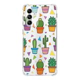 PrintiFy Samsung Galaxy M23 Uyumlu Water Color 4 Baskılı Şeffaf Köşe Korumalı Antişok Kılıf