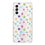 PrintiFy Samsung Galaxy M23 Uyumlu Water Color 6 Baskılı Şeffaf Köşe Korumalı Antişok Kılıf