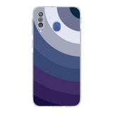 PrintiFy Samsung Galaxy M30 Uyumlu Kamera Korumalı Kapak Renk Cümbüşü E Tasarımlı Şeffaf Kılıf