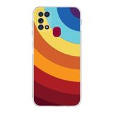 PrintiFy Samsung Galaxy M31 Uyumlu Kamera Korumalı Kapak Renk Cümbüşü A Tasarımlı Şeffaf Kılıf