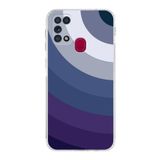 PrintiFy Samsung Galaxy M31 Uyumlu Kamera Korumalı Kapak Renk Cümbüşü E Tasarımlı Şeffaf Kılıf