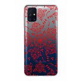 PrintiFy Samsung Galaxy M31s ile Uyumlu Kapak Nostalji Desen - E Tasarımlı 1mm Fit Şeffaf Silikon Kılıf