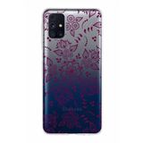 PrintiFy Samsung Galaxy M31s ile Uyumlu Kapak Nostalji Desen - F Tasarımlı 1mm Fit Şeffaf Silikon Kılıf