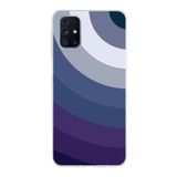 PrintiFy Samsung Galaxy M31s ile Uyumlu Kapak Renk Cümbüşü E Mavi Tasarımlı 1mm Fit Şeffaf Silikon Kılıf