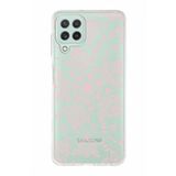 PrintiFy Samsung Galaxy M32 ile Uyumlu Kapak Nostalji Desen - C Tasarımlı 1mm Fit Şeffaf Silikon Kılıf