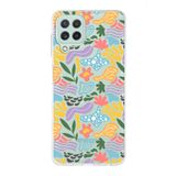 PrintiFy Samsung Galaxy M33 ile Uyumlu Kapak Memphis Desen - 2 Tasarımlı 1mm Fit Şeffaf Silikon Kılıf
