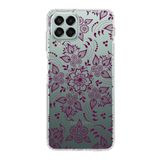 PrintiFy Samsung Galaxy M33 ile Uyumlu Kapak Nostalji Desen - F Tasarımlı 1mm Fit Şeffaf Silikon Kılıf
