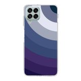 PrintiFy Samsung Galaxy M33 ile Uyumlu Kapak Renk Cümbüşü E Mavi Tasarımlı 1mm Fit Şeffaf Silikon Kılıf