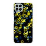PrintiFy Samsung Galaxy M33 ile Uyumlu Kapak Semboller Tasarımlı 1mm Fit Şeffaf Silikon Kılıf