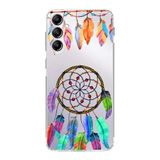 PrintiFy Samsung Galaxy M34 ile Uyumlu 1mm Slim Fit Nazar Boncuğu 6 Baskılı Şeffaf Kılıf