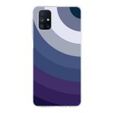 PrintiFy Samsung Galaxy M51 ile Uyumlu Kapak Renk Cümbüşü E Mavi Tasarımlı 1mm Fit Şeffaf Silikon Kılıf