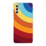 PrintiFy Samsung Galaxy M52 Uyumlu Kamera Korumalı Kapak Renk Cümbüşü A Tasarımlı Şeffaf Kılıf