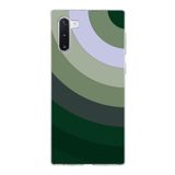 PrintiFy Samsung Galaxy Note 10 ile Uyumlu Kapak Renk Cümbüşü C Haki Tasarımlı 1mm Fit Şeffaf Silikon Kılıf